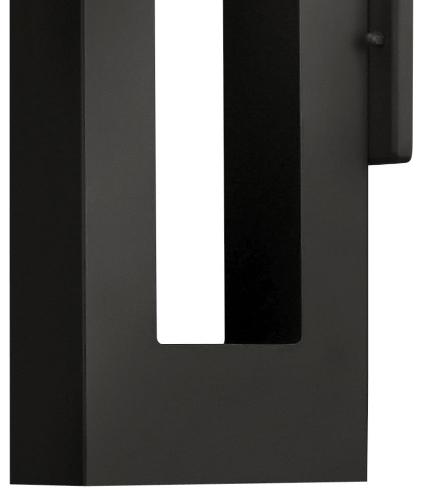 Hinkley Atlantis Medium Wall Mount Lantern, Satin Black