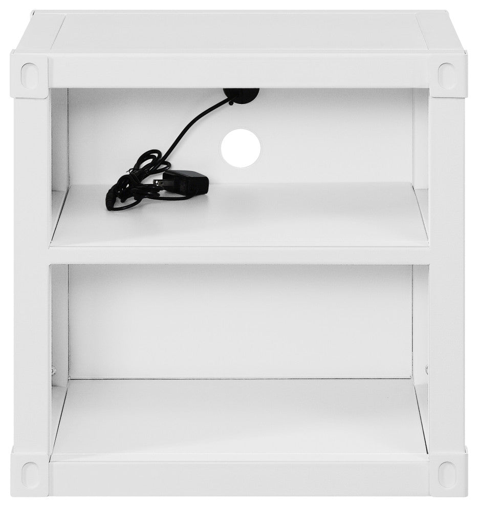 ACME Cargo Nightstand, White