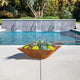 Metallic Series 32" Square Bowl Planter