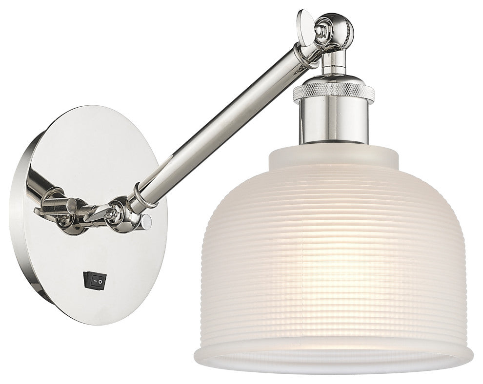Innovations 317-1W-PN-G411-LED 1-Light Sconce, Polished Nickel