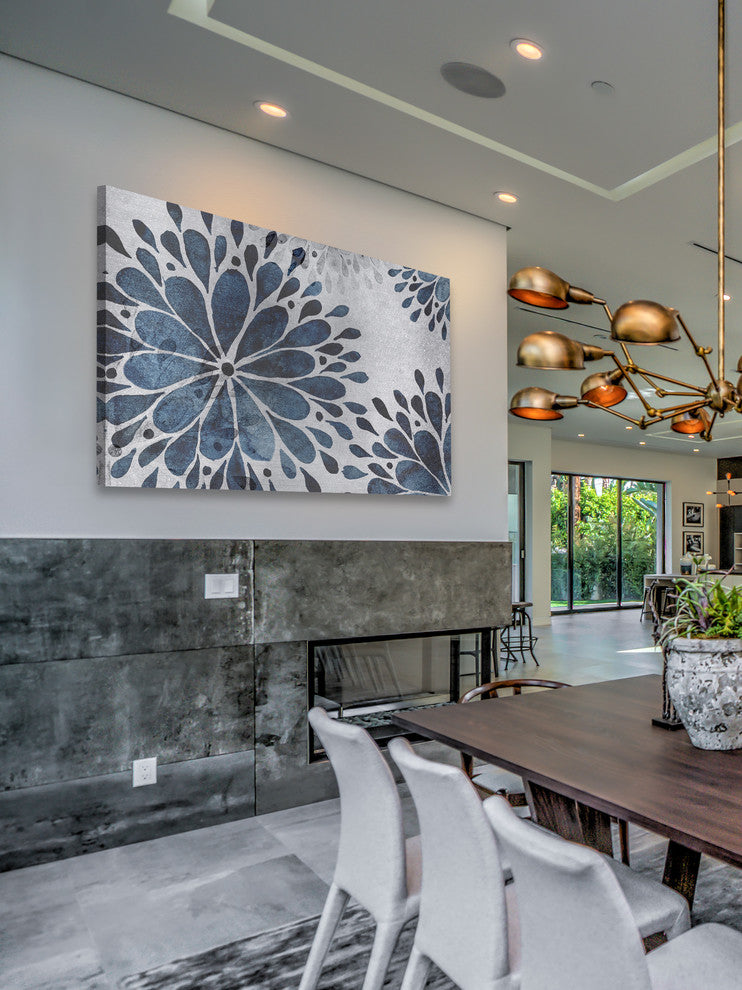 "Petal Splash" Painting Print on Wrapped Canvas