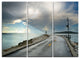 "Vintage Pathway into the Ocean" Sea Bridge Metal Wall Art, 3 Panels, 36"x28"