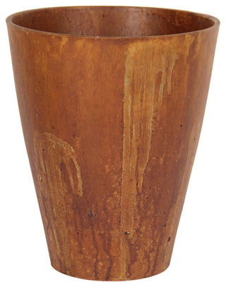Rustic Limestone Small Vase, Corten