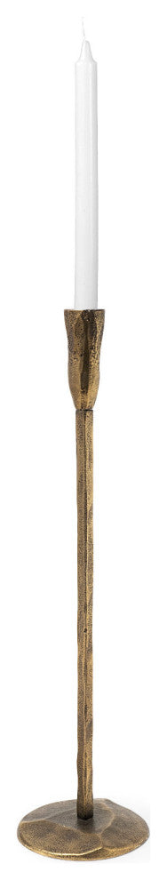 Levit, Large, Gold Table Candle Holder