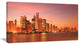 "Shanghai Skyline at Dawn" Cityscape Canvas Photo Print, 32"x16"