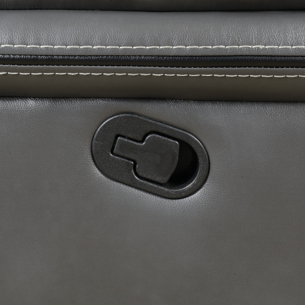 Isabella Recliner Sofa, Gray