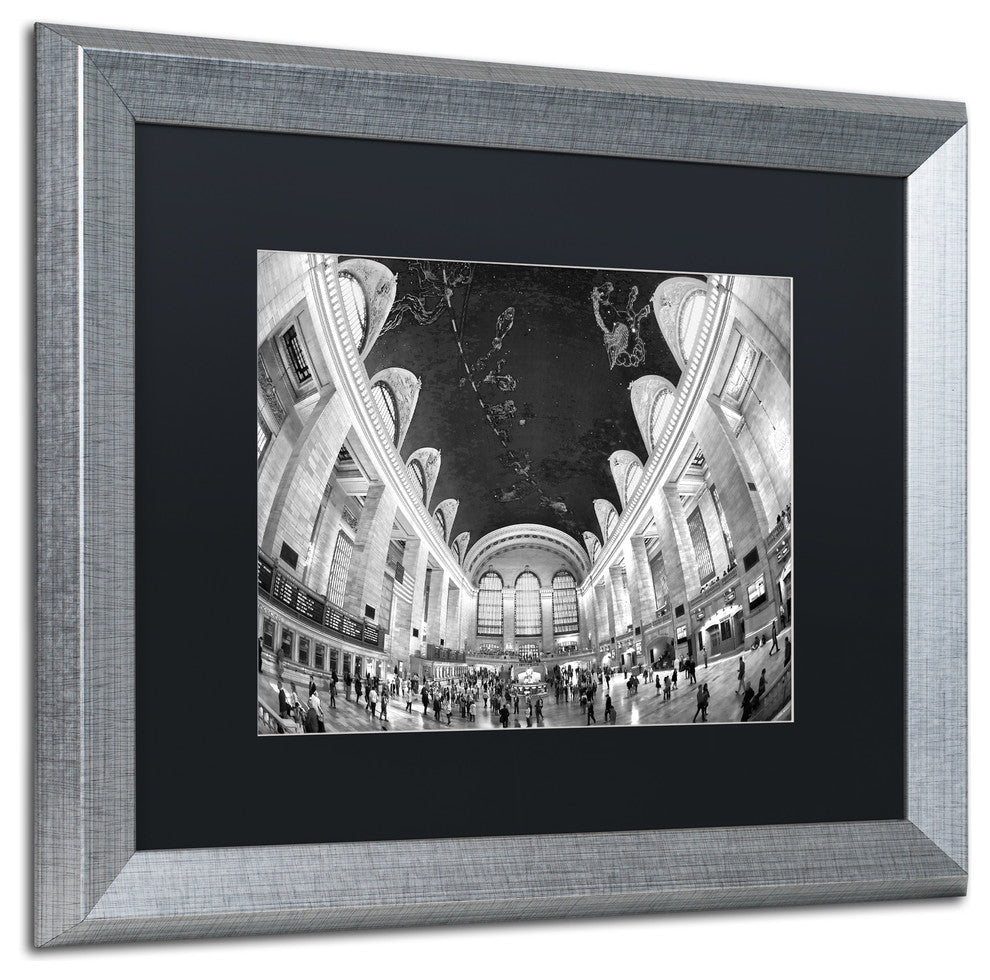 CATeyes 'Grand Station Terminal', Silver Frame, Black Mat, 20x16