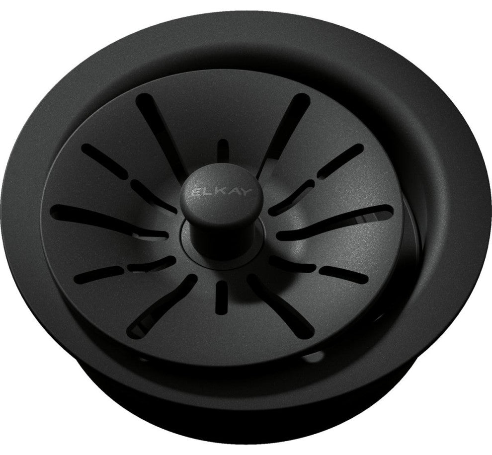 LKPDQD1CH Elkay Quartz Perfect Drain 3-1/2" Polymer Disposer Flange, Charcoal