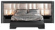 Md Sophie 41 Special Headboard Bedroom Set, Glossy Gray, Queen
