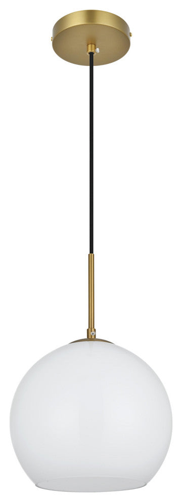 Elegant Lighting LD2213 Baxter 10"W Pendant - Satin Gold