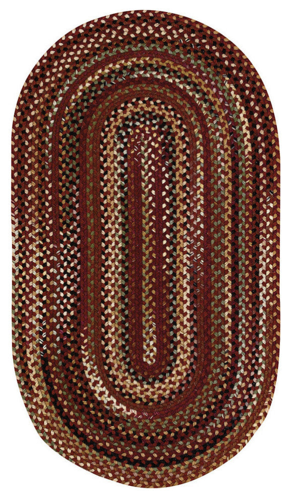 Capel Bangor Cinnamon 0070_500 Braided Rugs - 2' 3" X 9' Runner