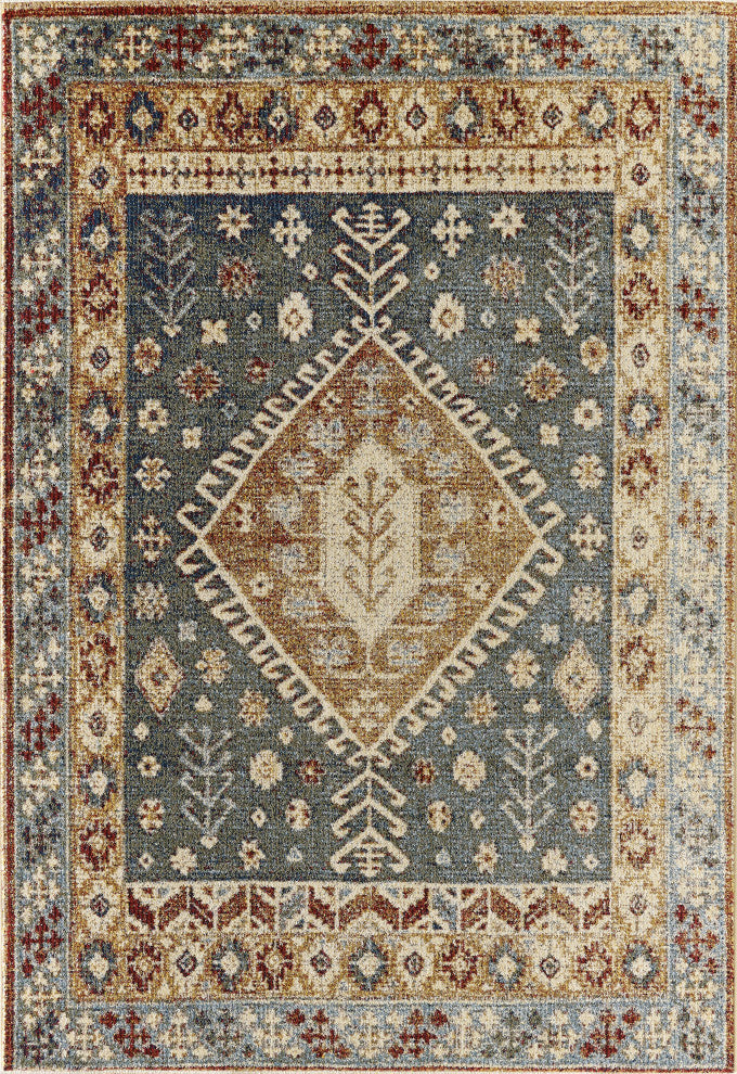 Abani Mesa MES100A Southwest Geometric Area Rug
