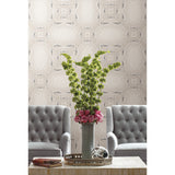 Gray and Black Metallic Stone Kaleidoscope Wallpaper
