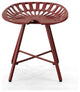 Jace Tractor Seat Fireside Bench, Red