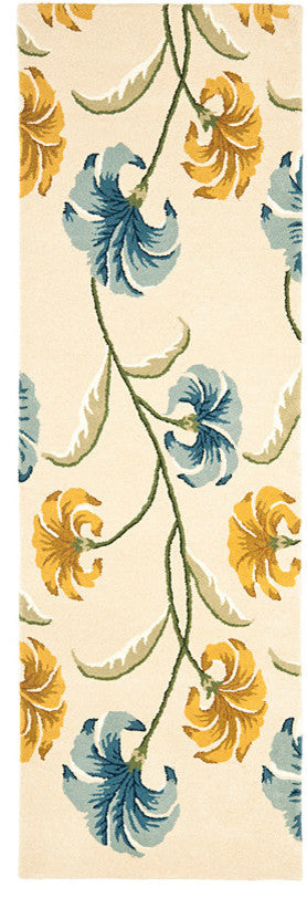 Safavieh Soho Soh767B Floral Rug, Beige/Multi, 6'0"x6'0" Square