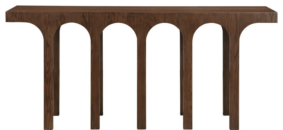 Westfield Console Table, Black, 58" Wide, Brown, 70"wide, Console Table