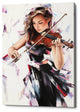 Epic Graffiti "Indigo" by Alexander Gunin, Giclee Canvas Wall Art, 12"x18"