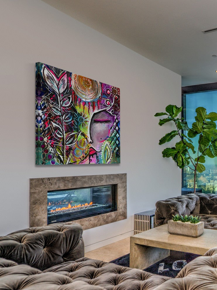 Marmont Hill, "Goddess" by Sloane Kady Painting on Wrapped Canvas, 24x24