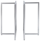 Legend Dining Table Bases Only, Chrome