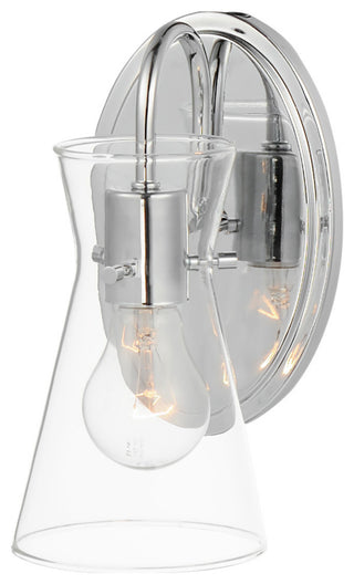 Maxim 12481 Ava 10" Tall Bathroom Sconce - Polished Chrome