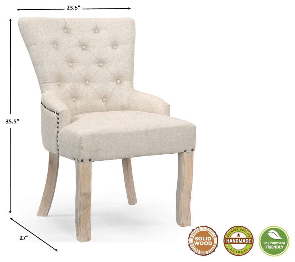 Kelcy Tufted Upholstered Armchair