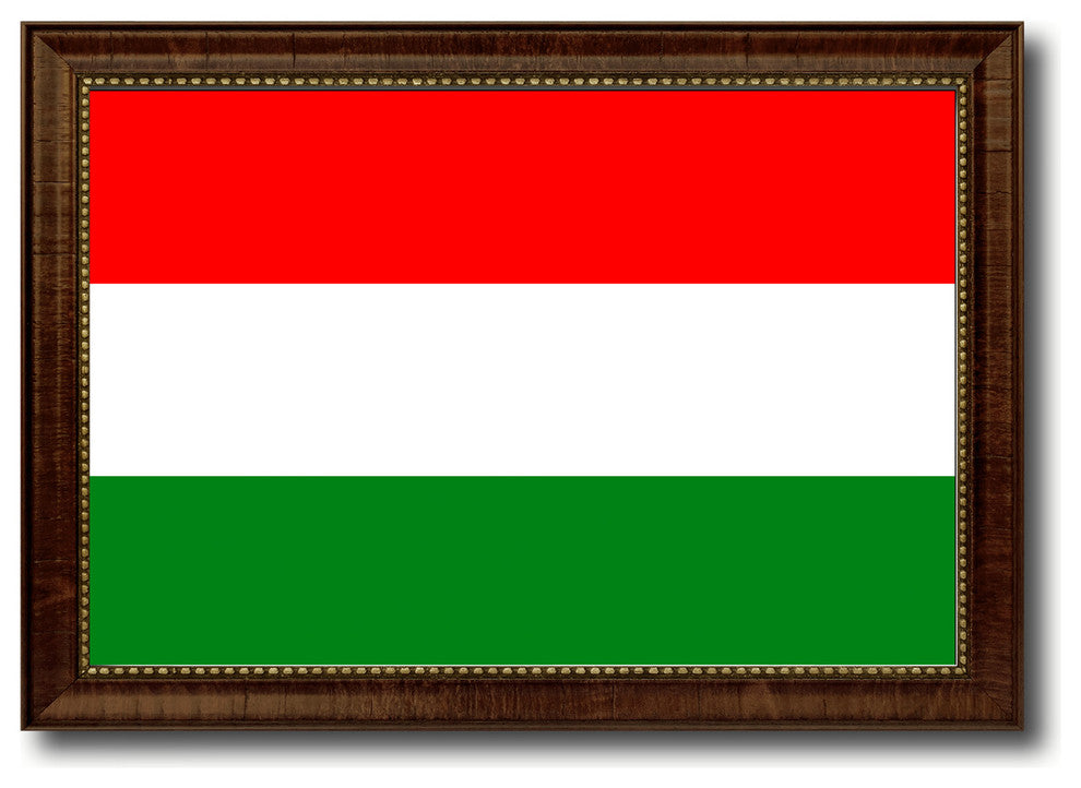 Hungary Country Flag Canvas Print, 27"x39"