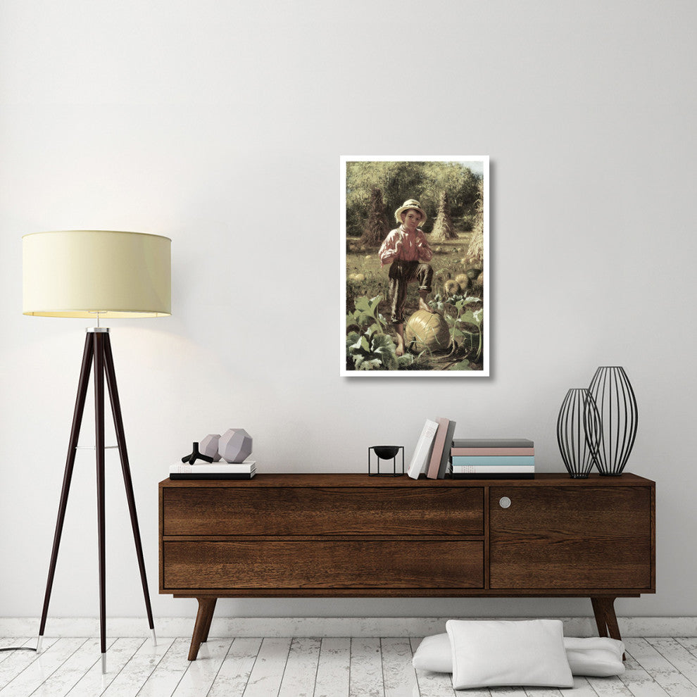 "That's Me Pumpkin" Digital Paper Print by John George Brown, 26"x38"