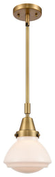 Innovations 447-1S-BB-G321-LED Olean 1 Light Mini Pendant, Brushed Brass