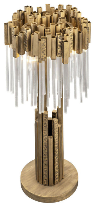 Matrix 3-Lt Table Lamp - Havana Gold