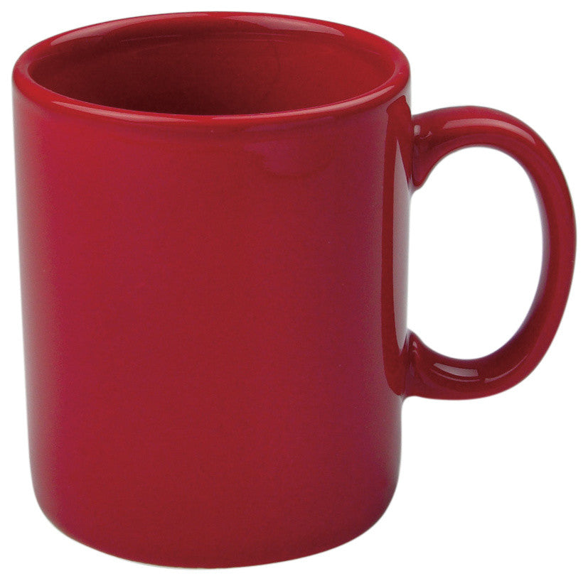 Classic Mugs, Red, Set of 4