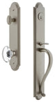 Arc 1-Piece Dummy Handleset, S Grip and Provence Knob, Satin Nickel, 848703