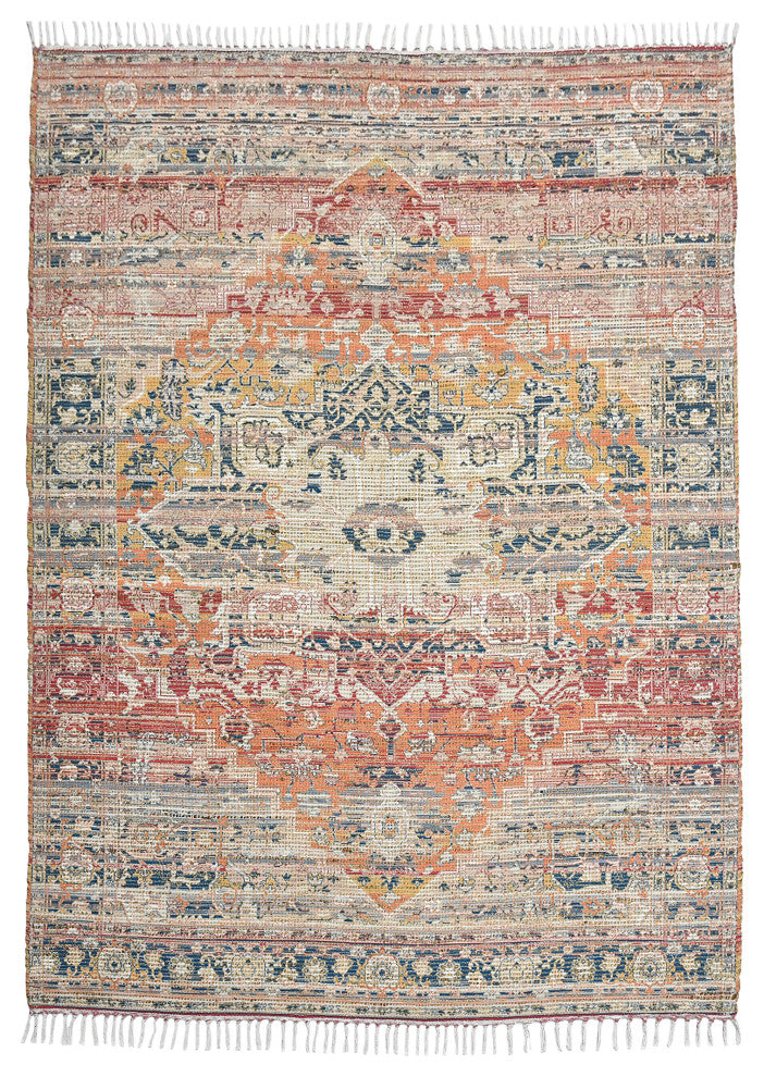 Prairie Leawood Area Rug, Pink, 2' x 3', Oriental