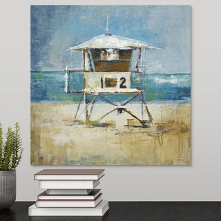 Boardwalk Pier Wrapped Canvas Art Print, 16"x16"x1.5"