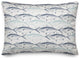 Blue Fish School 14x20 Spun Poly Pillow