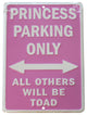 Princess Parking Sign, no crown
