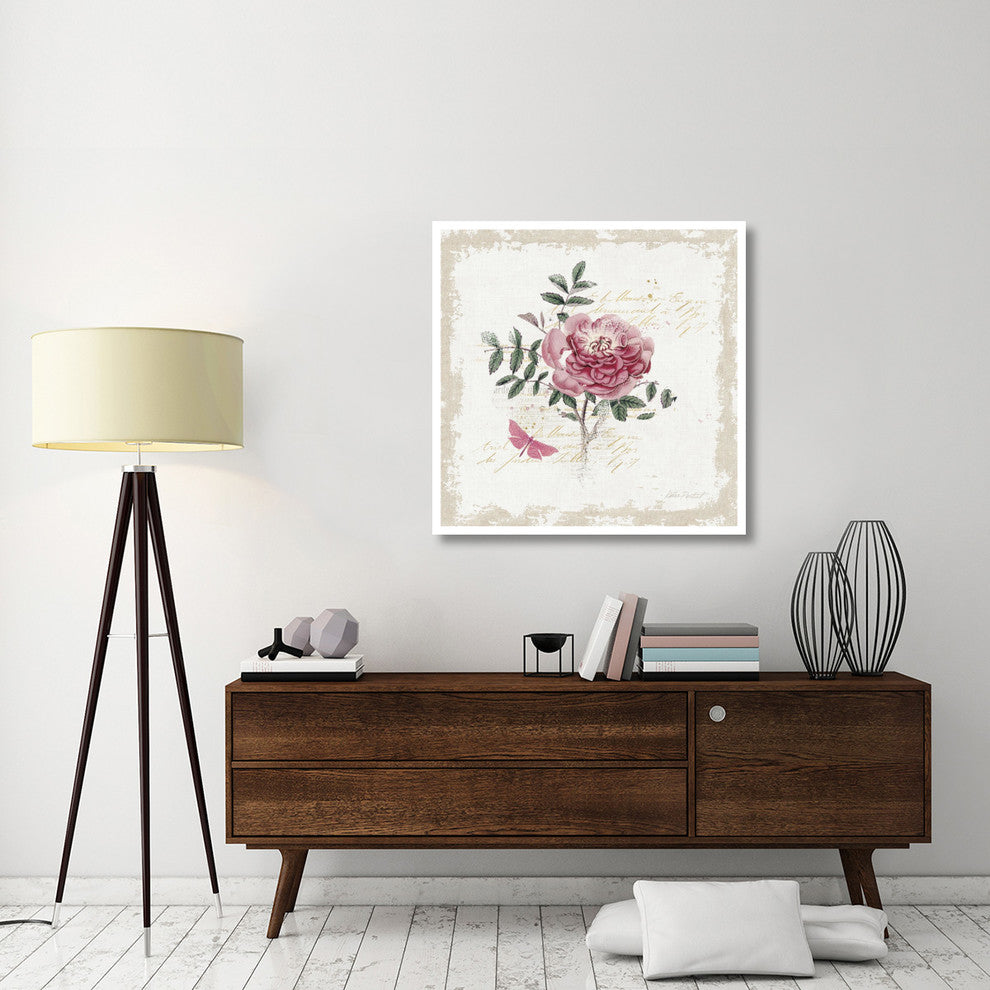 "French Romance I Distressed" Digital Paper Print by Katie Pertiet, 38"x38"