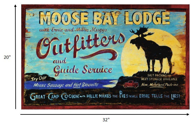 Moose Bay Lodge Wall Art