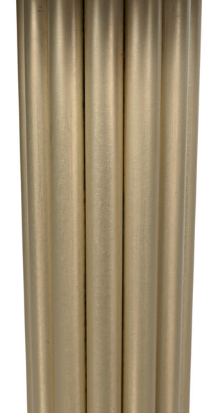 Sedes Bar Stool, Steel With Brass Finish
