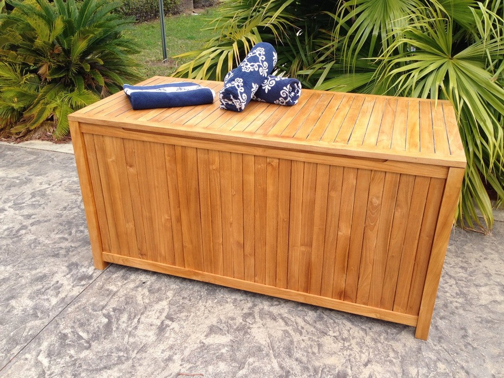 Teak Wood Santa Barbara Pool and Storage Box