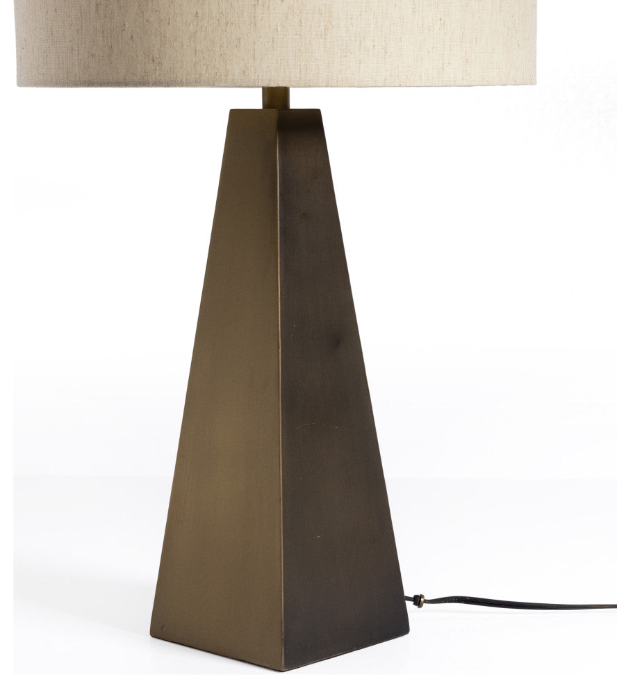 Leander Table Lamp-Dark Antique Brass