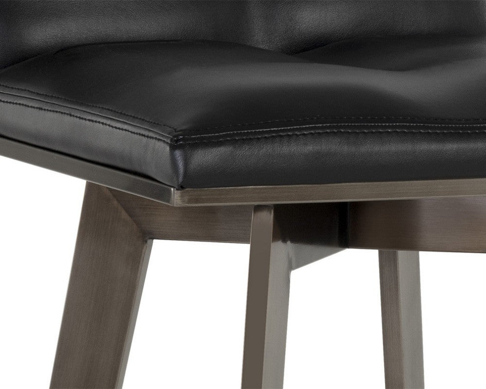 Arizona Swivel Barstool, Castillo Black