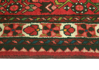 Fine Vintage Distressed Aazim Red/Ivory Runner, 2'11 x 14'0