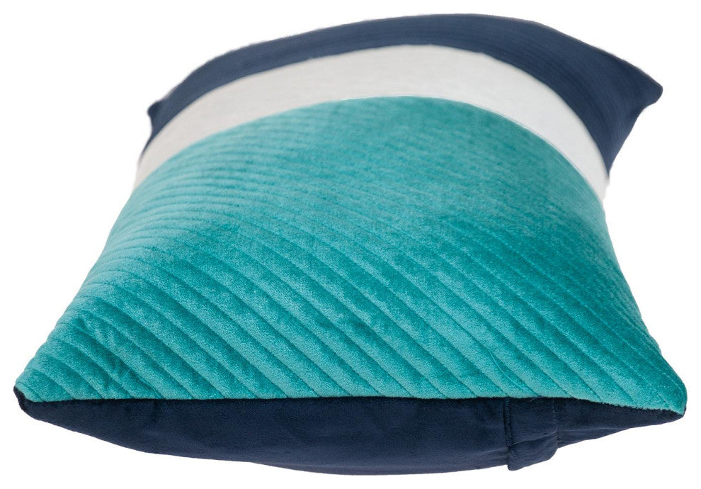 Parkland Collection Hiro Navy Throw Pillow