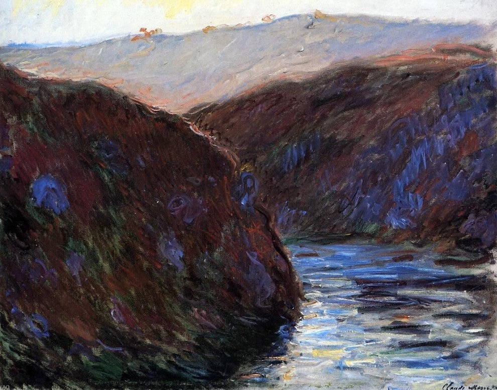 Claude Oscar Monet Valley of the Creuse Evening Effect Wall Decal