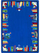 Discovery Books 5'4" X 7'8" Area Rug, Color Multi