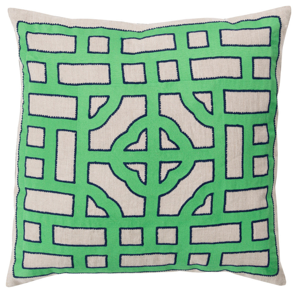 Surya Chinese Gate LD-045 22" x 22" Pillow Kit