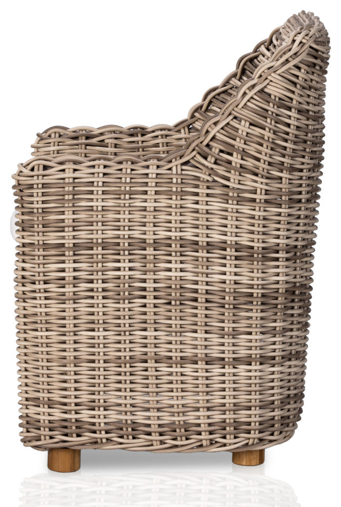 Messina Outdoor Dining Armchair-Natural