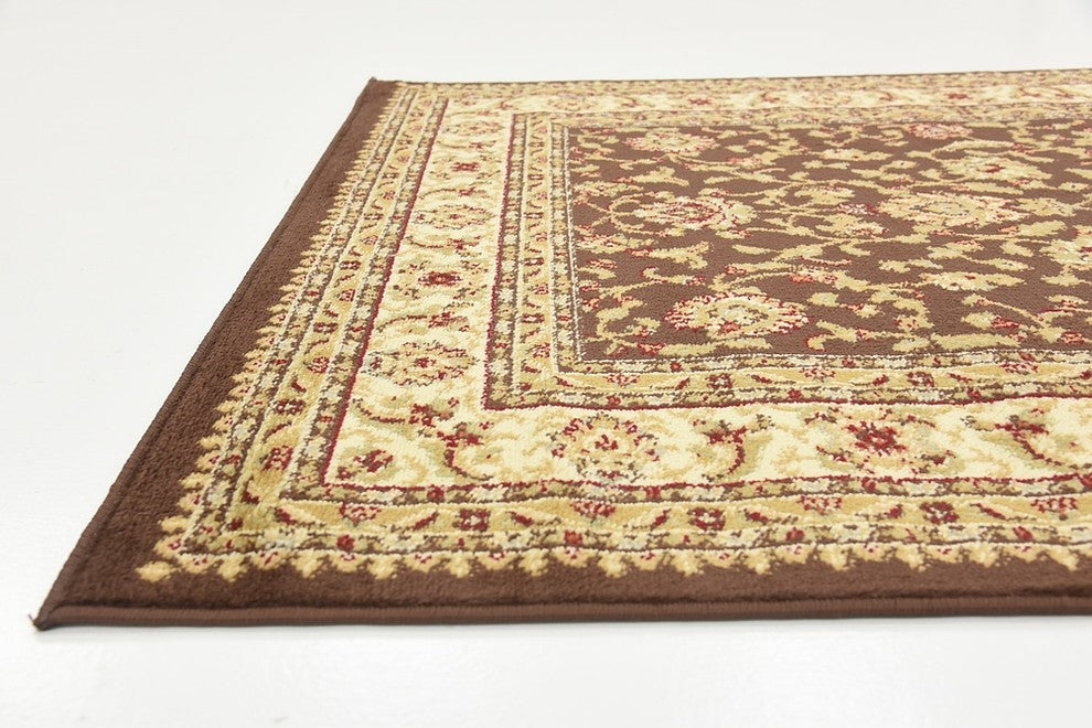 Unique Loom Brown St. Louis Voyage 4' 0 x 6' 0 Area Rug
