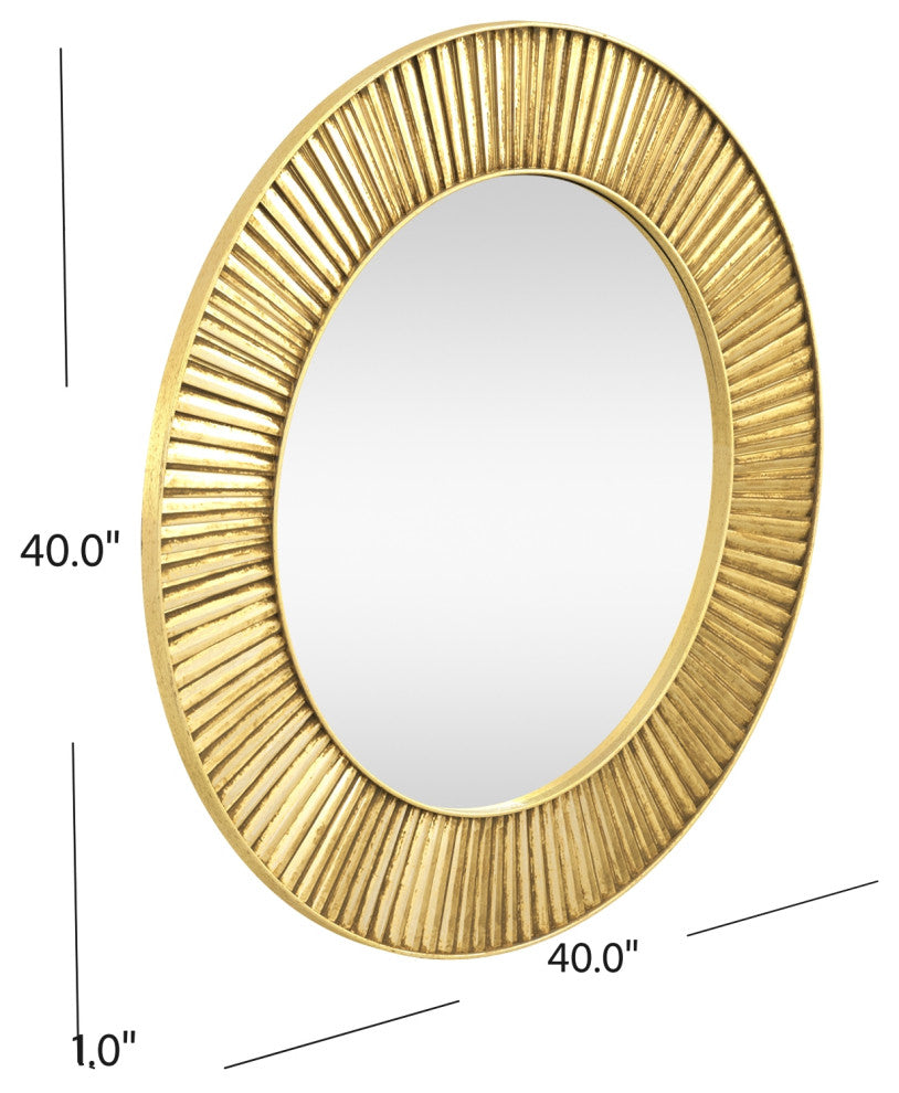 Midtown Wall Mirror - Gold