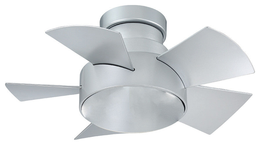Modern Forms Vox Flush Mount Ceiling Fan, Bronze, Titanium Silver, 26"